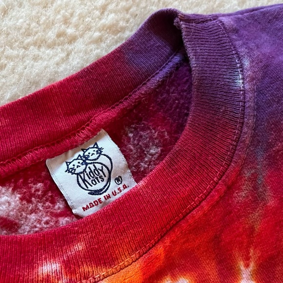 Tie Dye 12 Months baby vintage sweatshirt jumpsuit - Picture 3 of 6